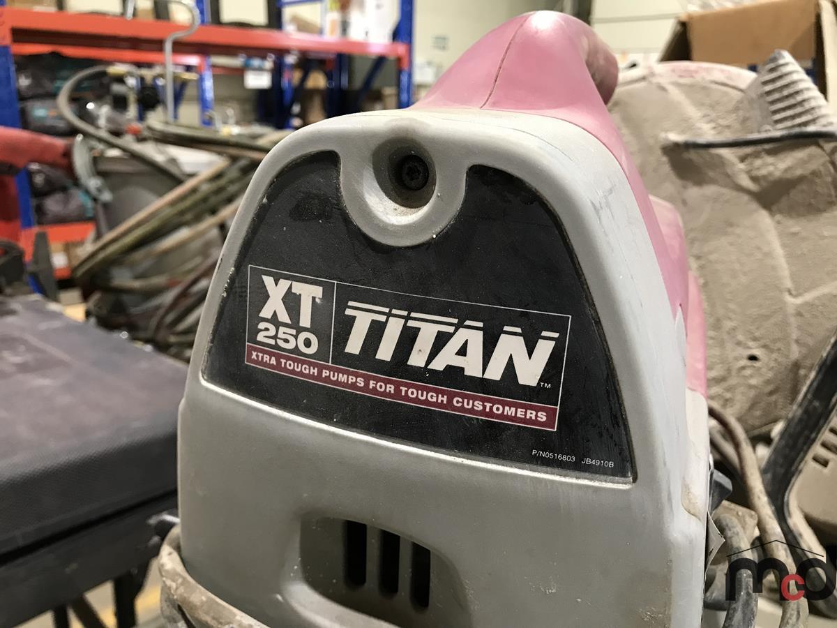 Titan XT 250 Paint Sprayer & (2) Paint Mixers